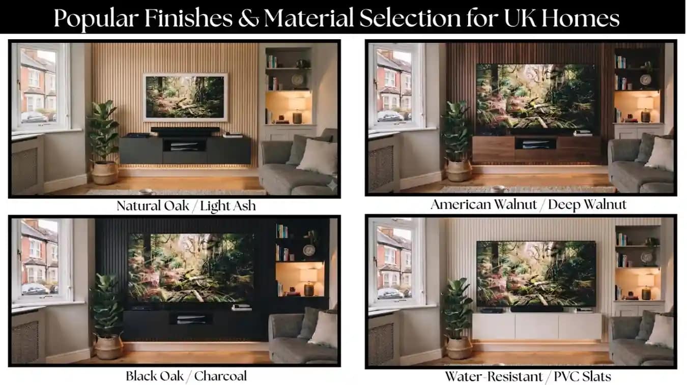 Popular Finishes Material Selection for UK Homes