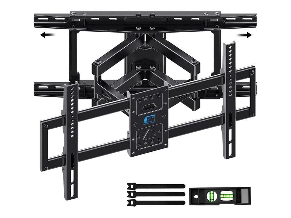 Full Motion Mount for 37–90 Inch TVs, 24in Studs