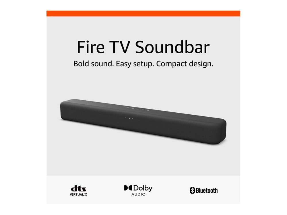 Compact 2.0 Soundbar with Virtual Surround