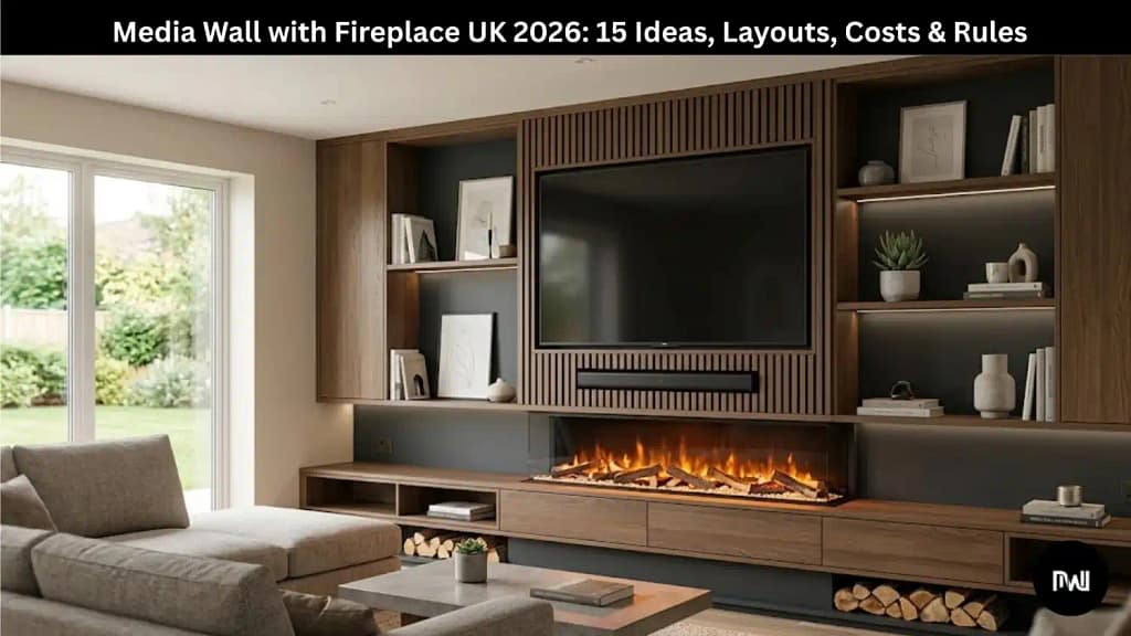 Media Wall with Fireplace UK 2026 15Ideas Layouts Costs Rules