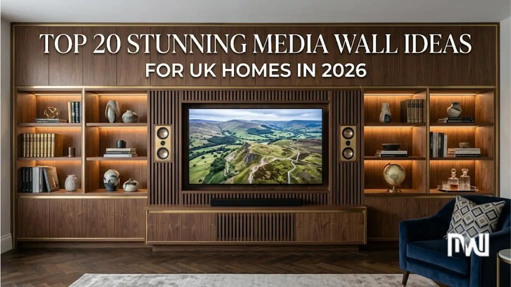 Top 20 Stunning Media Wall Ideas for UK Homes in 2026