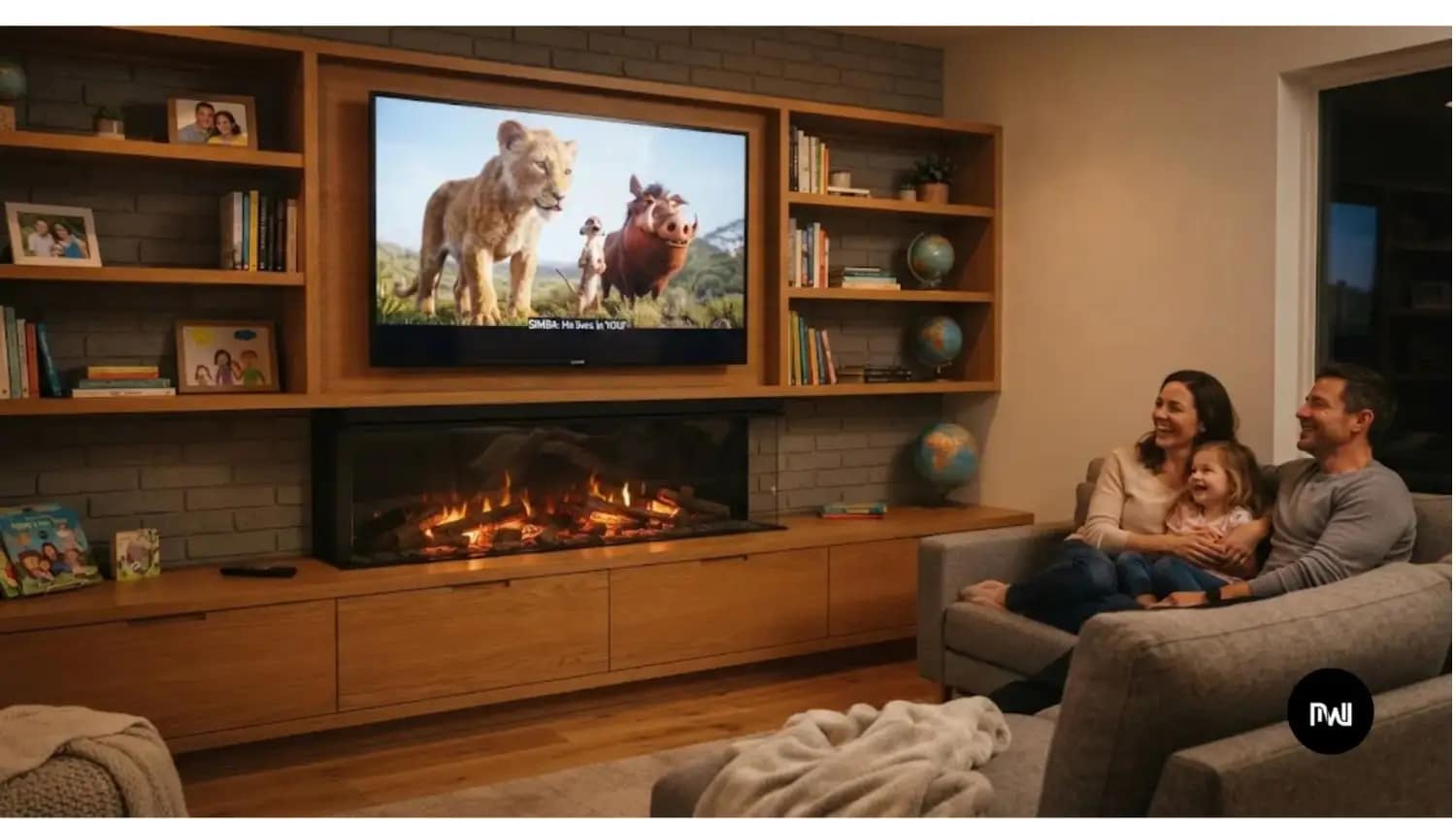 Statement Art-Style Feature Wall