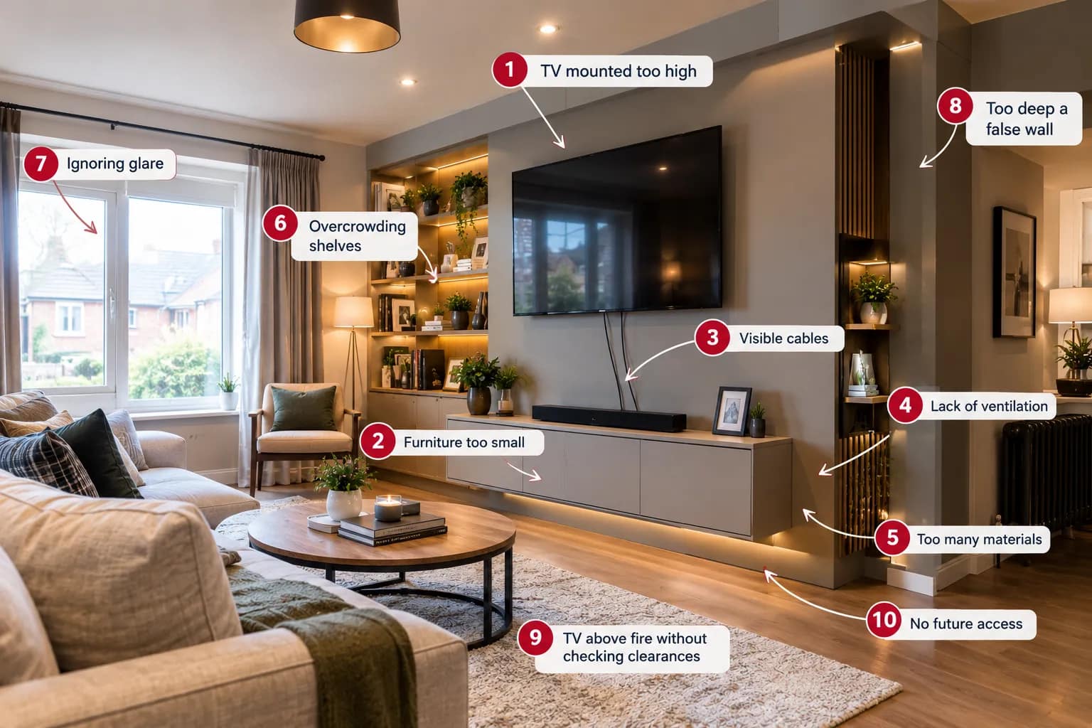 Common TV Wall Mistakes to Avoid