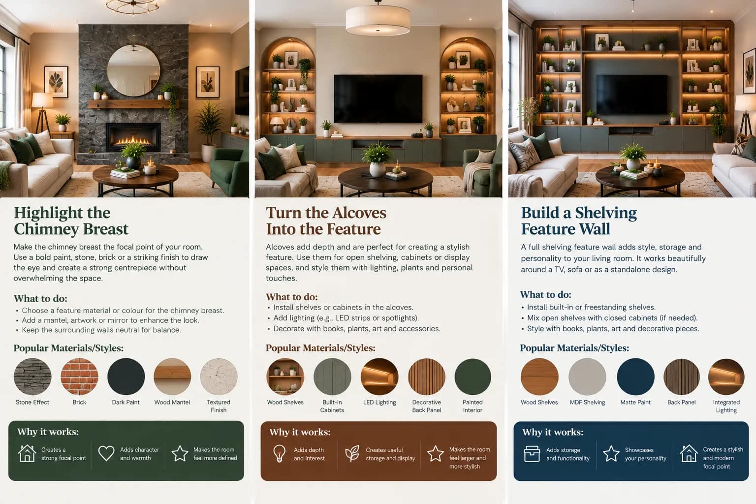 living room feature