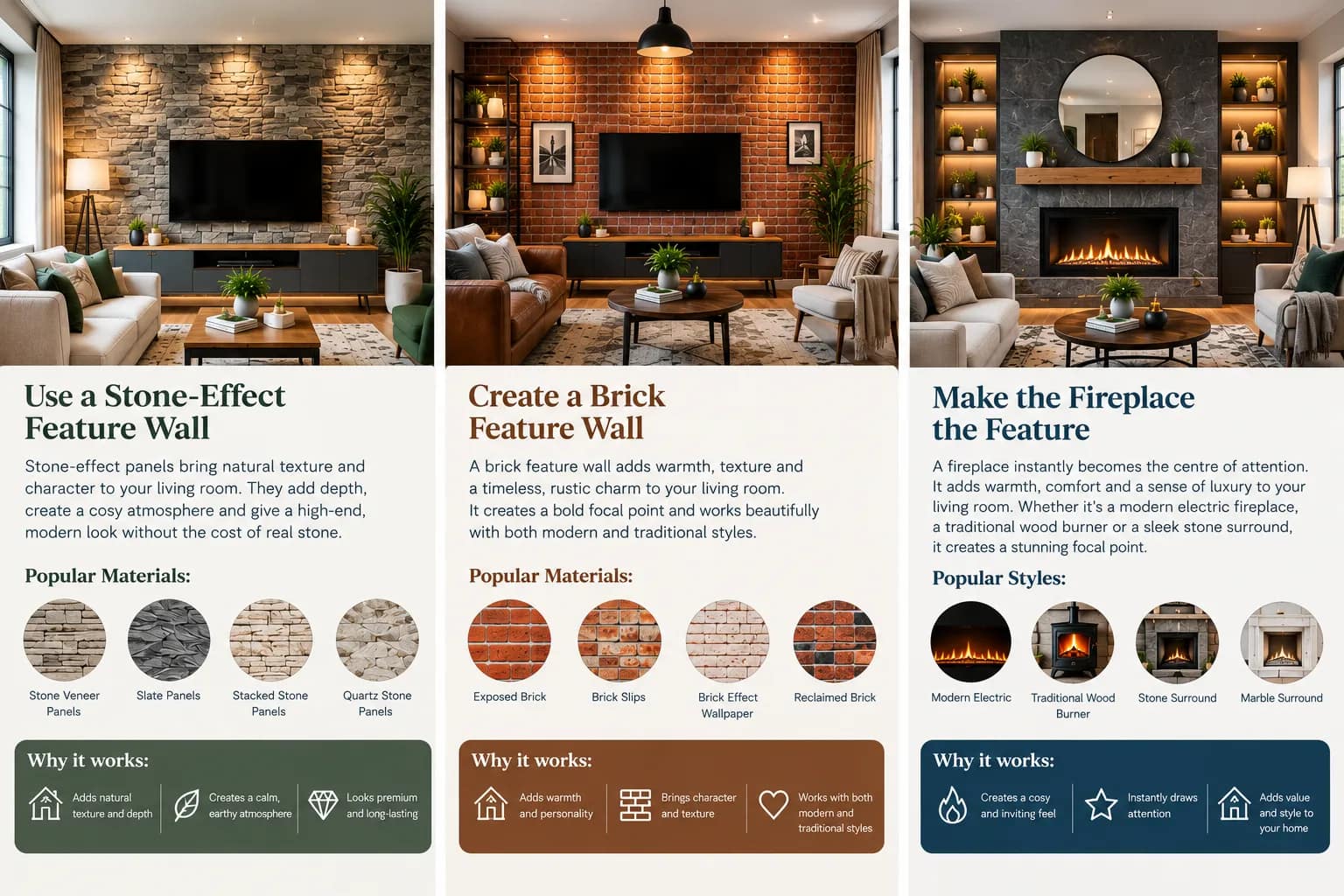 living room feature