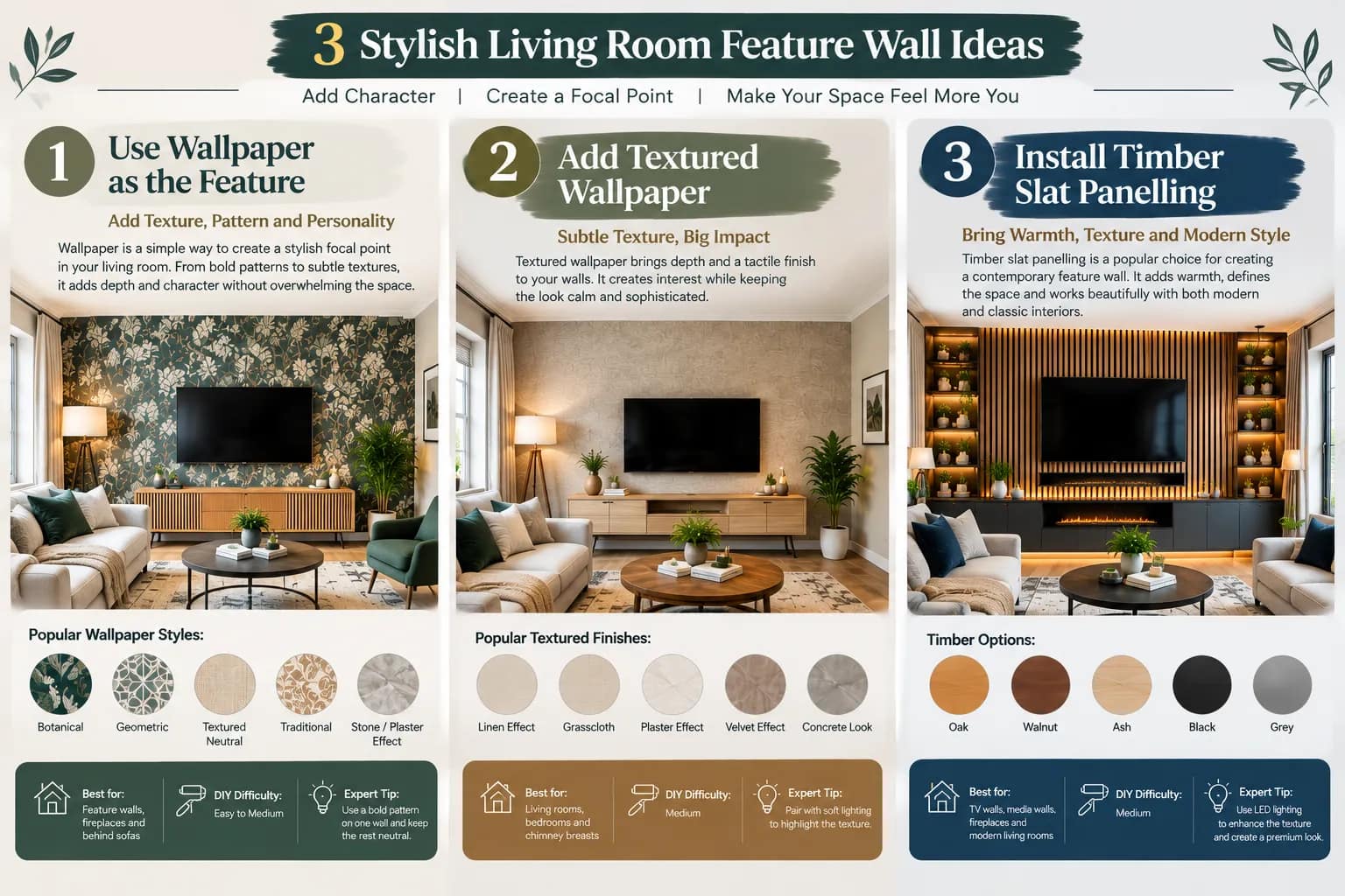 living room feature