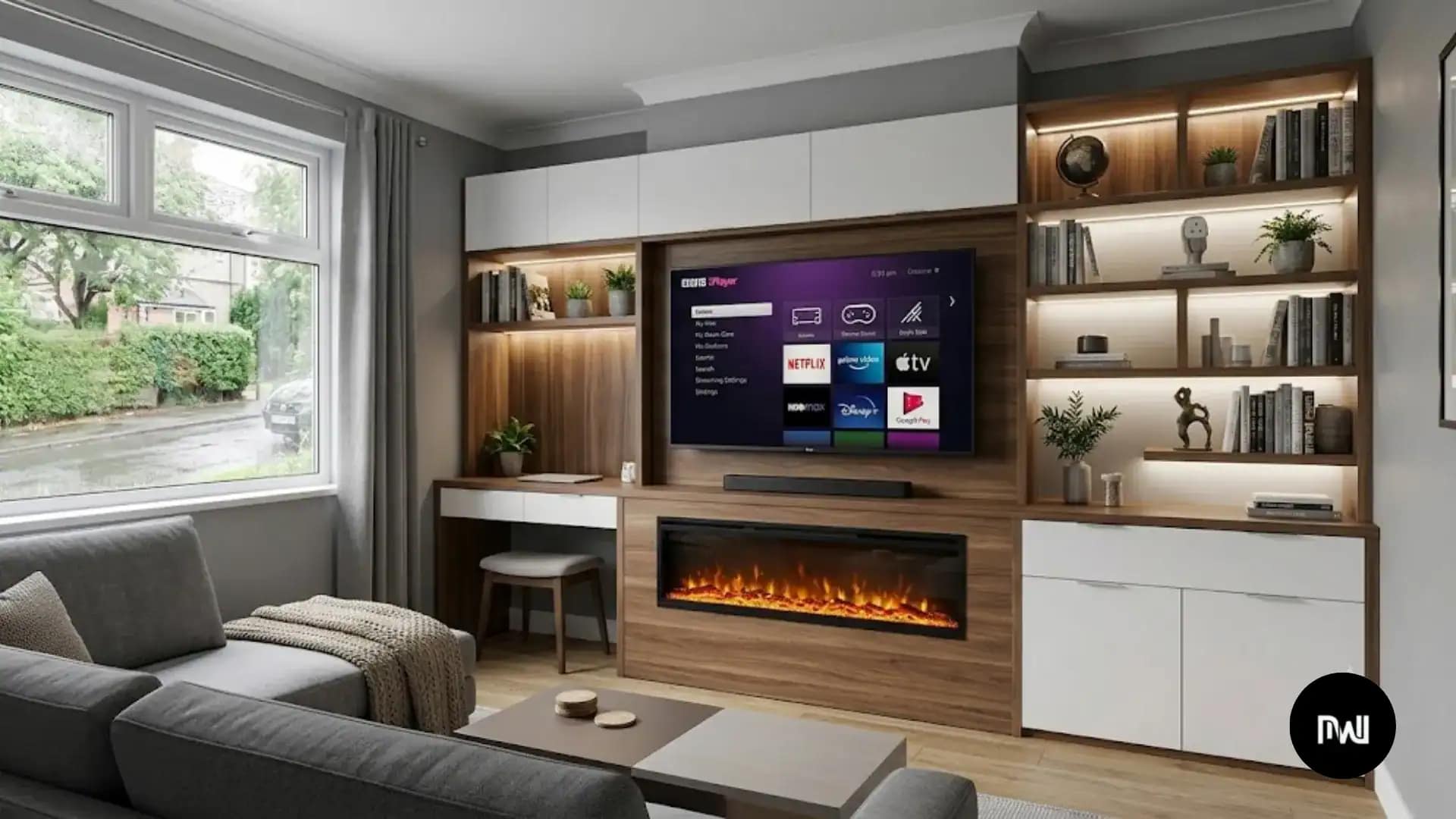 Small Living Room Media Walls Work in UK Homes