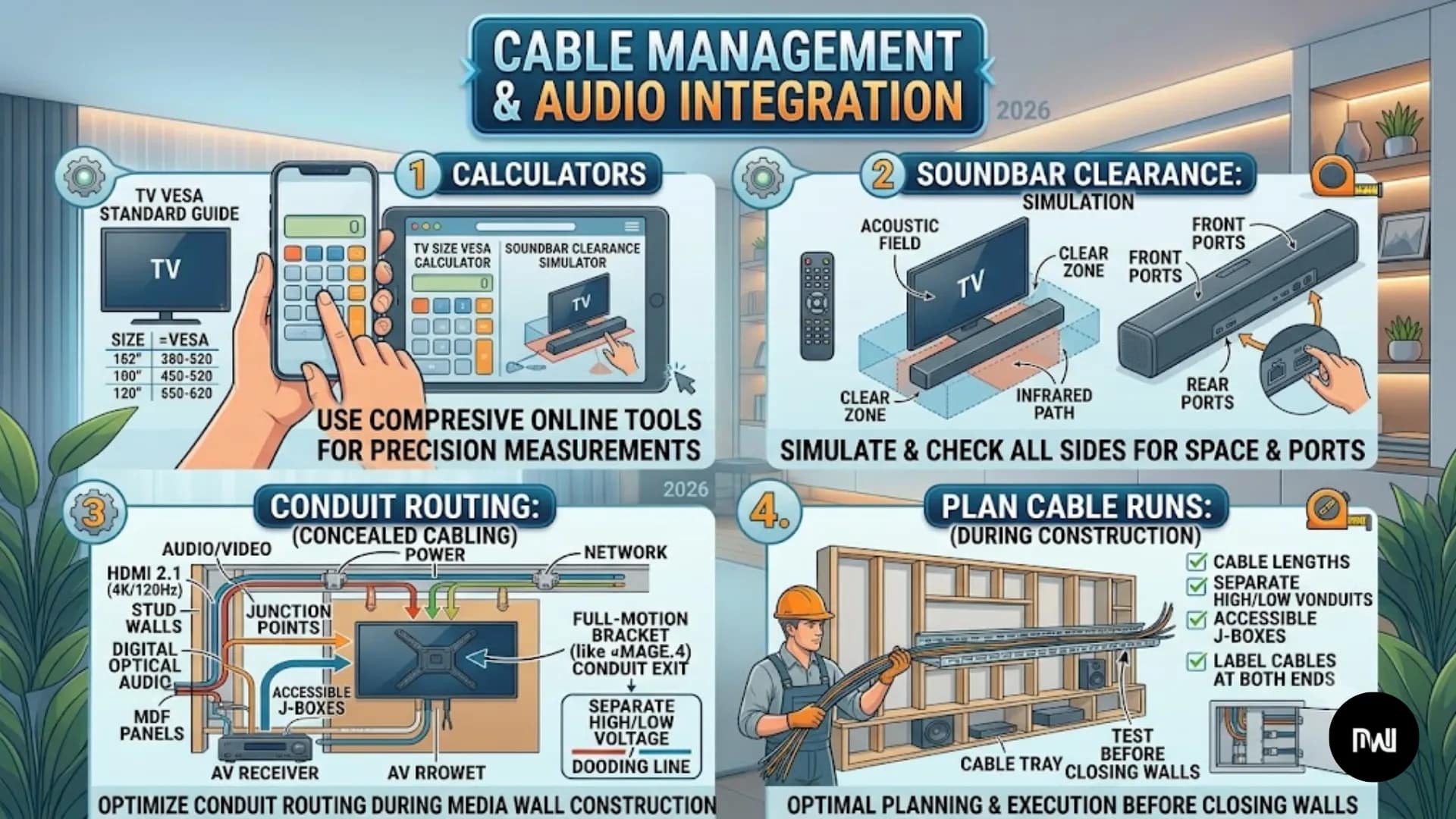 5-Cable Management & Audio Integration