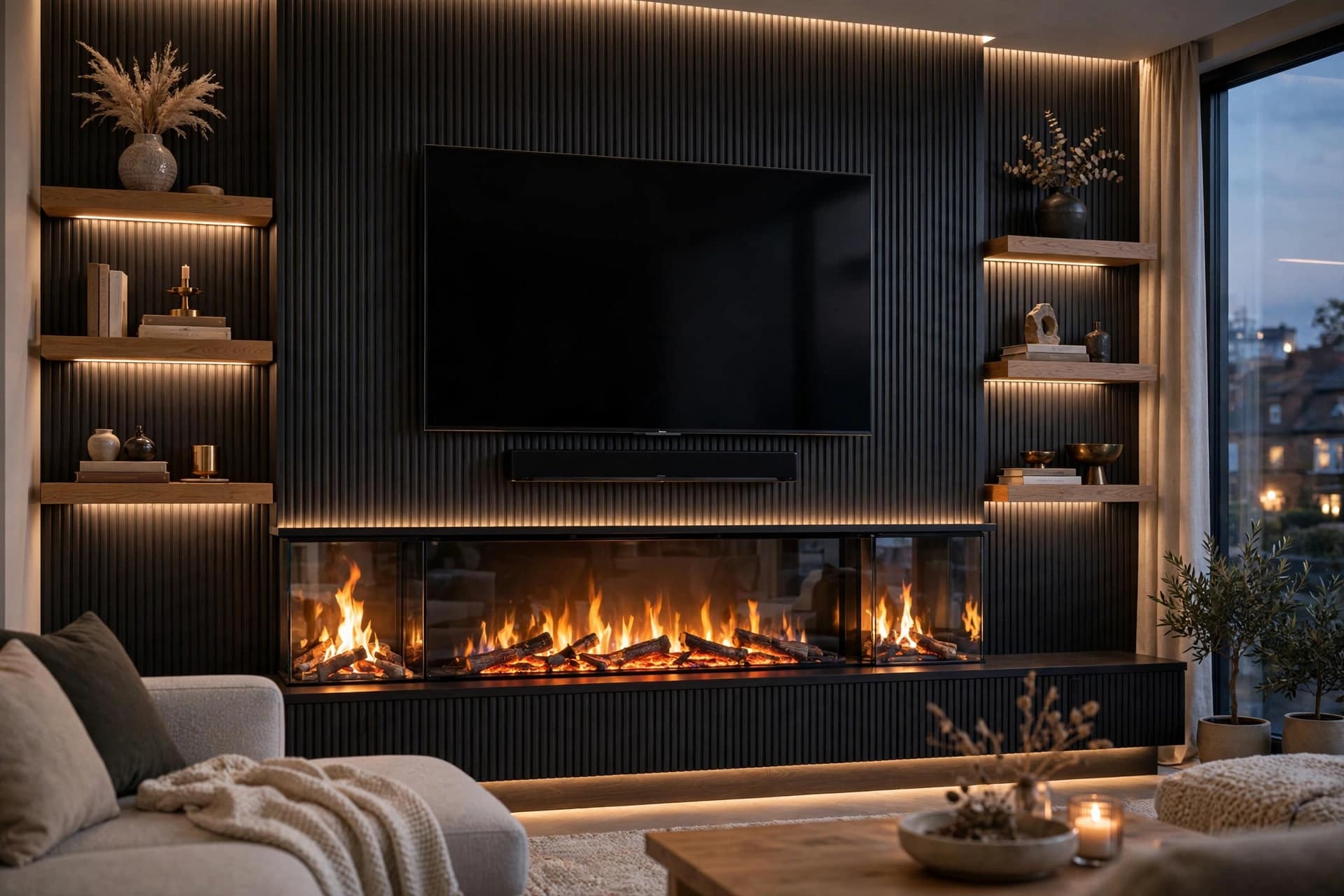 What Is the Best Electric Fire for a Media Wall