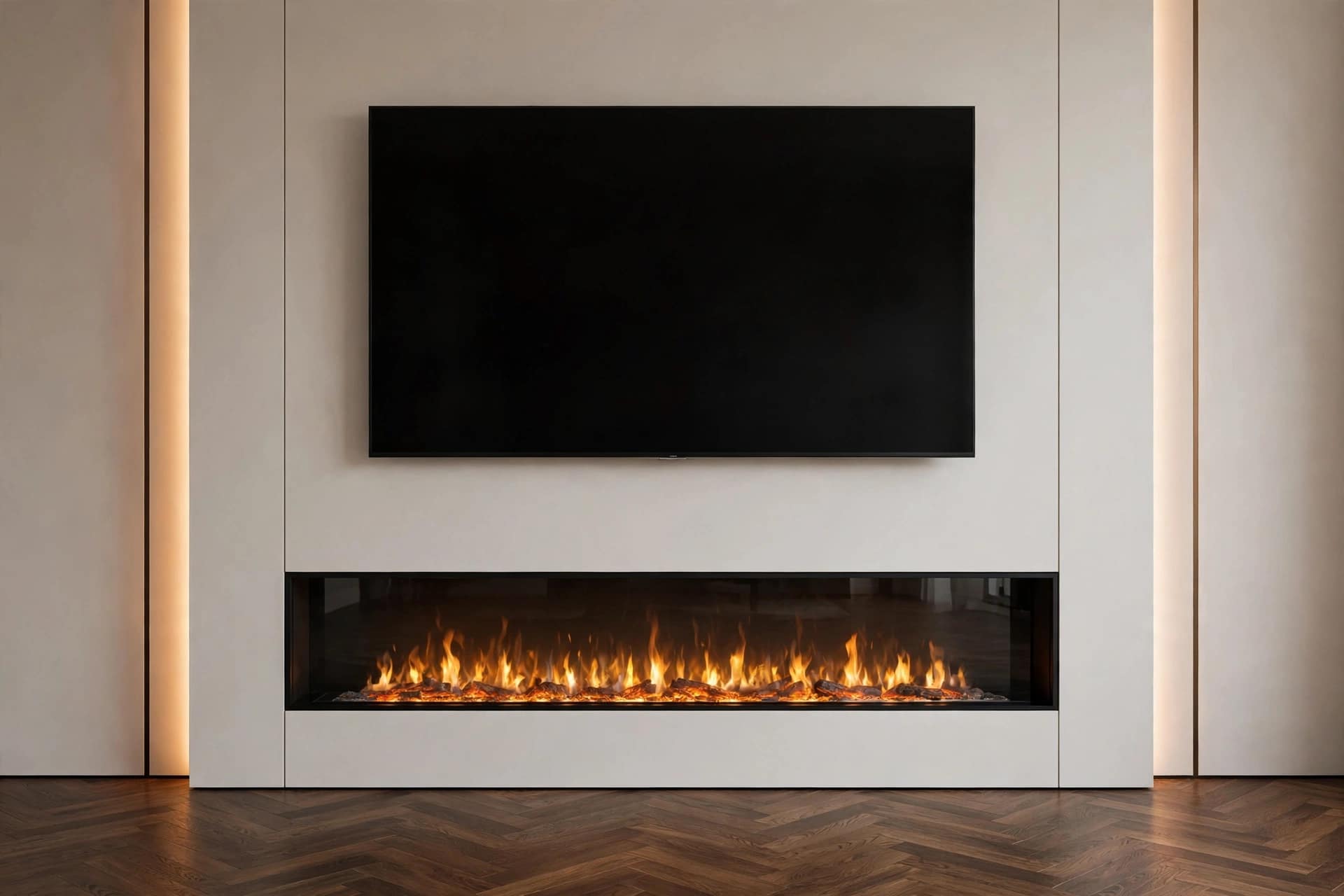 Should the Electric Fire Be Wider Than the TV