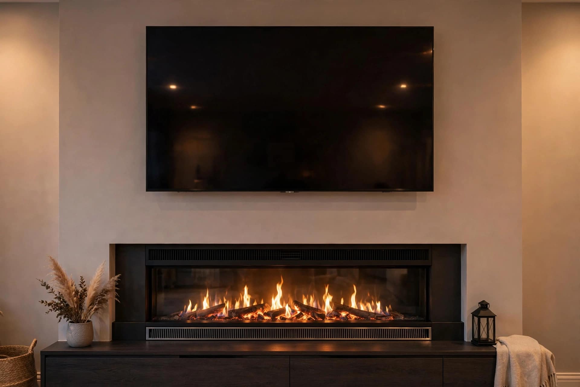 Can You Put a TV Above an Electric Fire